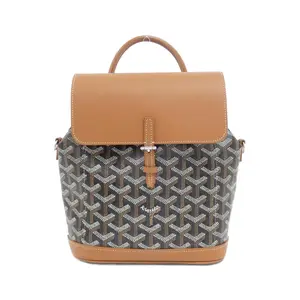 Pre-owned Goyard Calfskin Tote Bags Alpain Mini Coated Canvas Backpack