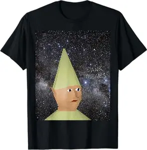 Men’s Comfy Cotton Starry Sky Tee - Hot Trend Game Meme Casual Wear with Gravity Falls Graphic Print