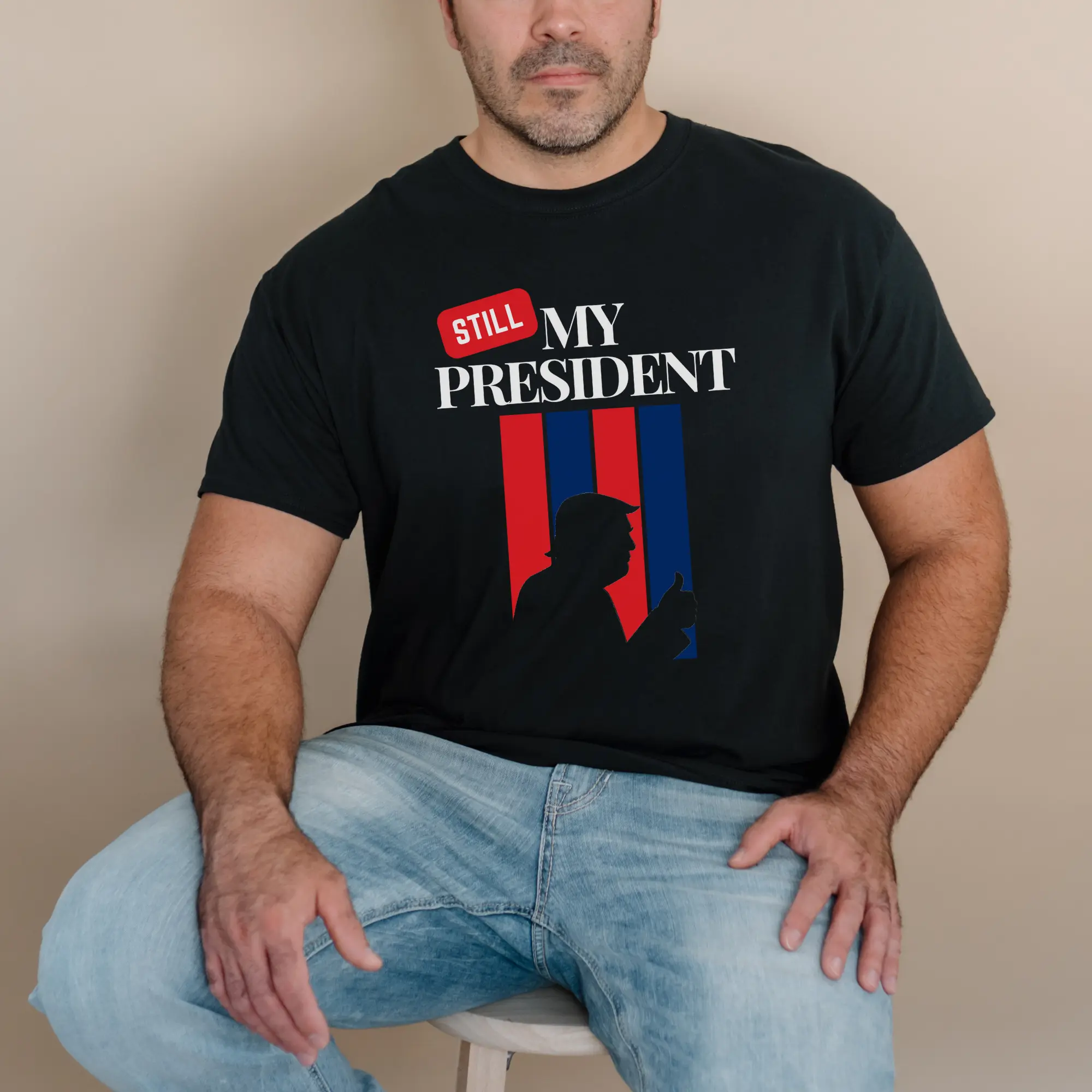 STILL My President Heavyweight Unisex Tee - Bold, Comfortable, and Defiant