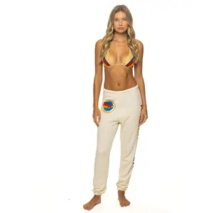 AVIATOR NATION SWEATPANTS - VINTAGE WHITE