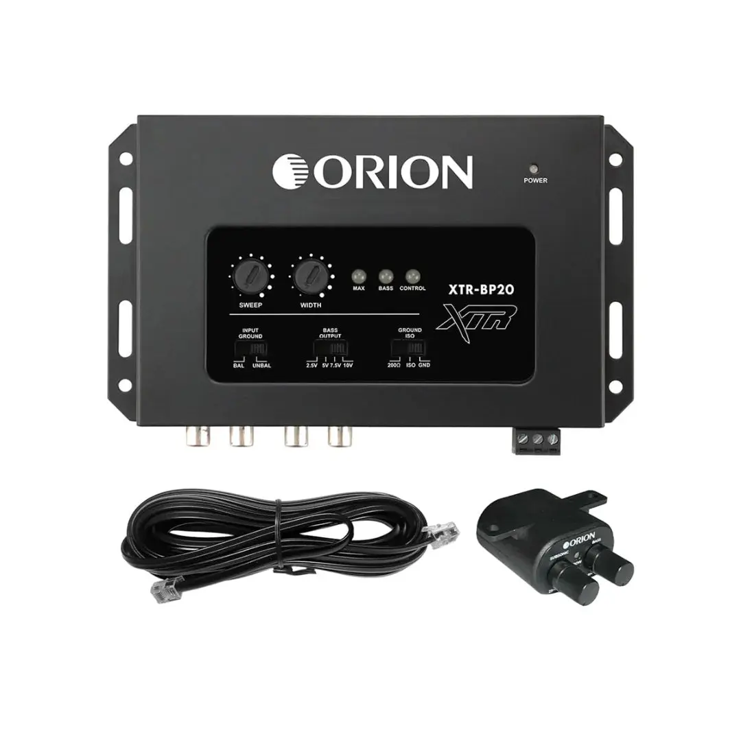Orion XTR-BP20 Bass Processor with 10V Output & Precision Bass Control
