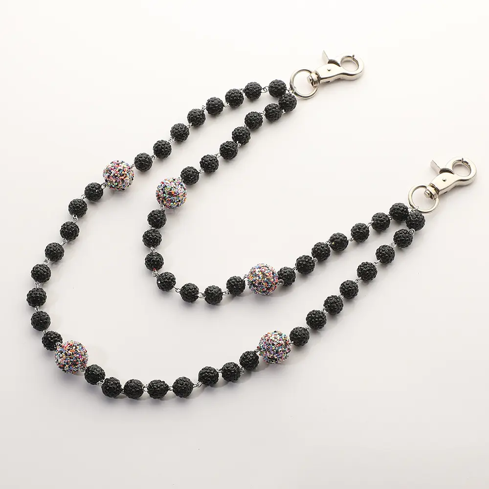 Black+dark colored beads