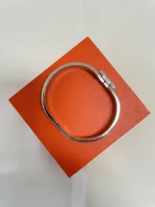 2026 New Open Cuff Bracelet - Unique Asymmetrical Silver Bangle for Women Fashion Jewelry Birthday Gift for Her