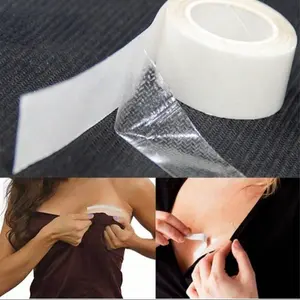 5 Meters Roll Waterproof Dress Cloth Tape Double-sided Secret Body Adhesive for Bra and Lingerie, Safe Transparent Clear Tape, Invisible Tape