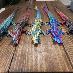 3D Printed Large Flexi Dragon
