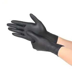 Disposable Nitrile Gloves, Multi Purpose Glove, 10/20/50/100 Pieces, Tattoo, Nail Care, Painting, Dishwashing, Cleaning, Pet Bathing, Home Kitchen Bathroom, Pack