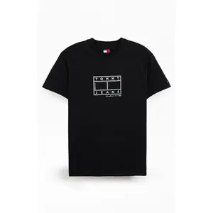 Tommy Jeans Men's Center Flag Logo T-Shirt - Multicolor