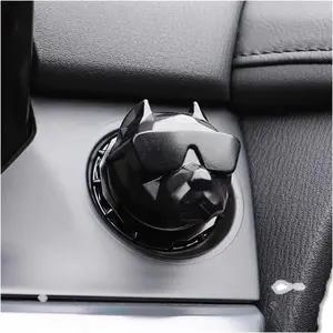 Push to Start Button Cover,  Interior Engine   Protection Button Cover Sticker, Bully   One Button Start Stop Decorative Cover Universal for  SUV (Black)