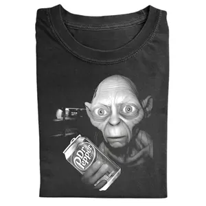Gollum Dr Pepper Meme Shirt - Funny LOTR Graphic Tee, The Lord of the Rings Unisex T-Shirt for Fans, Men's and Women's Casual Gift for Movie Lovers
