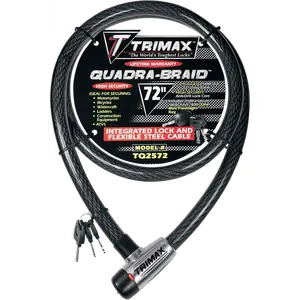 TriMax Multi-Use Cable Lock Quad Braid Lock - 72"