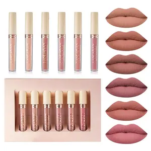 Professional Nude Lipstick – Matte Liquid Lip Gloss Set