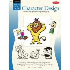 USED-Cartooning: Character Design: Learn the Art of Cartooning Step by Step by Cohen, Sherm (Paperback)