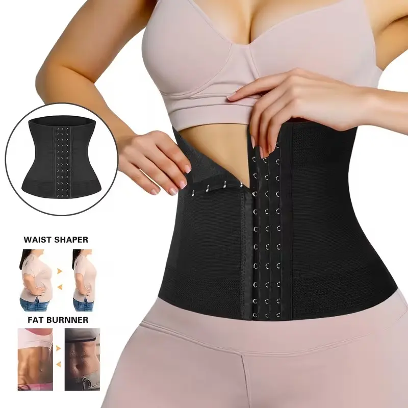 Women's Waist Trainer Belt, Strong Belly Control Shaper, Slimming Waist Cincher, Tummy Control Wrap, Body Sculpting Girdle, Adjustable