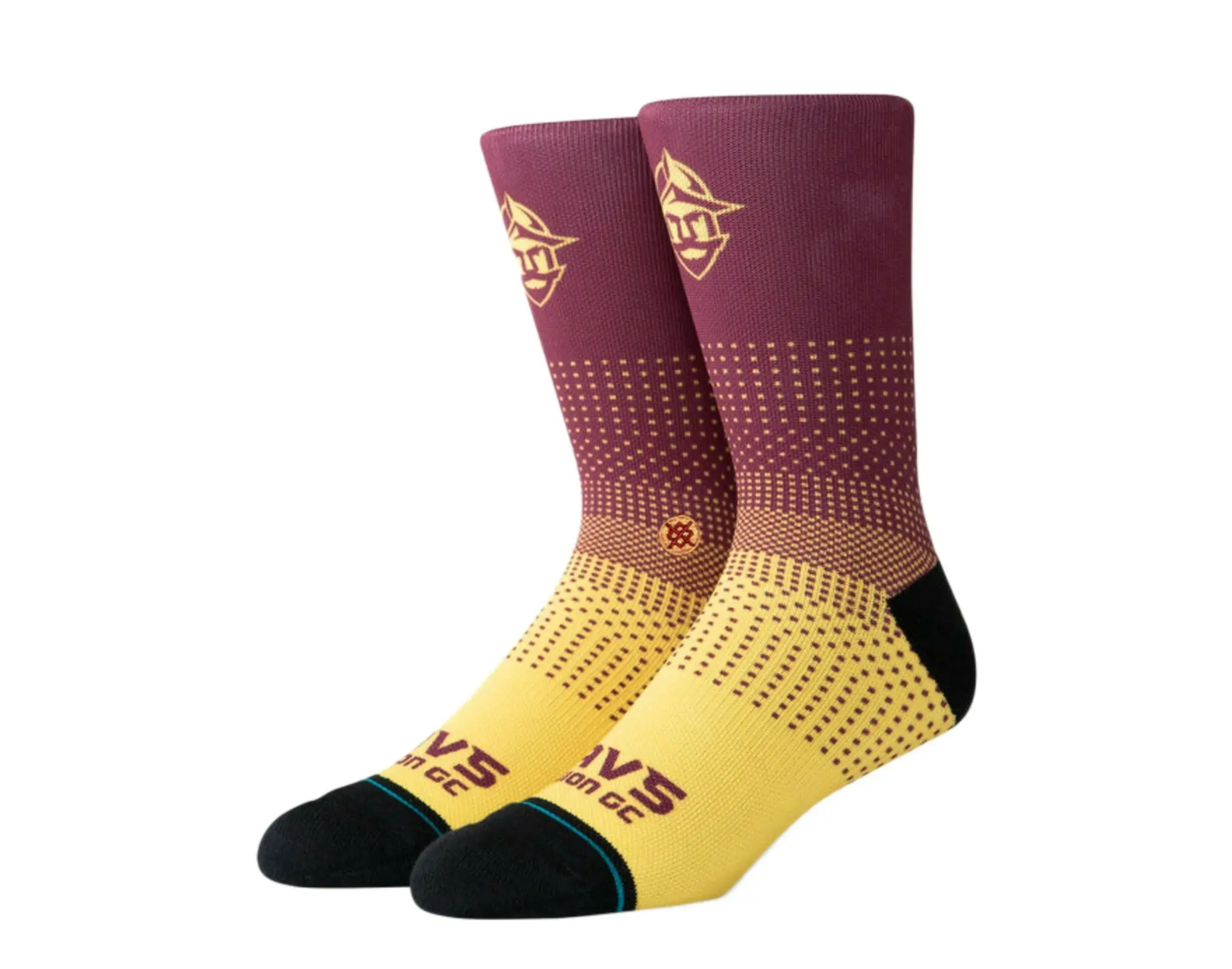 Stance Cavs Legion GC 2K Crew Socks in Burgundy | Men's