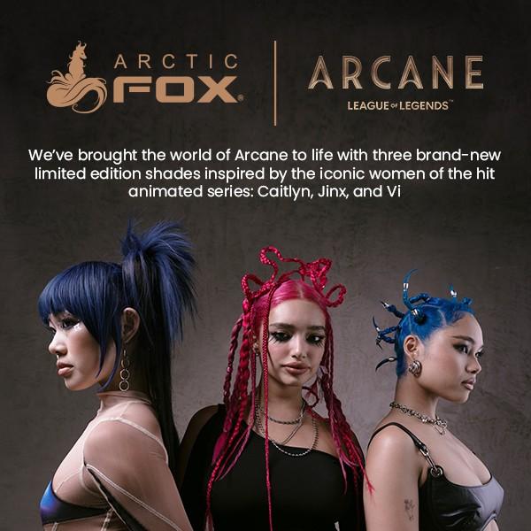 Arctic Fox x Arcane League of Legends Vegan and Cruelty Free Semi Permanent Hair Color Dye 5.6 fl oz