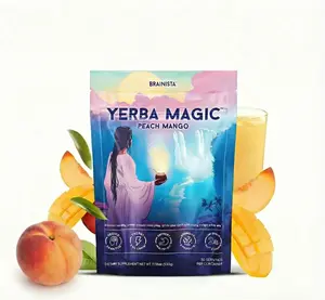 Featuring Yerba Mate, Lion's Mane, L-Theanine, Prebiotics and Probiotics | Supports Mental Clarity, Natural Energy & Digestive Wellness Yerba Magic 1 Pack