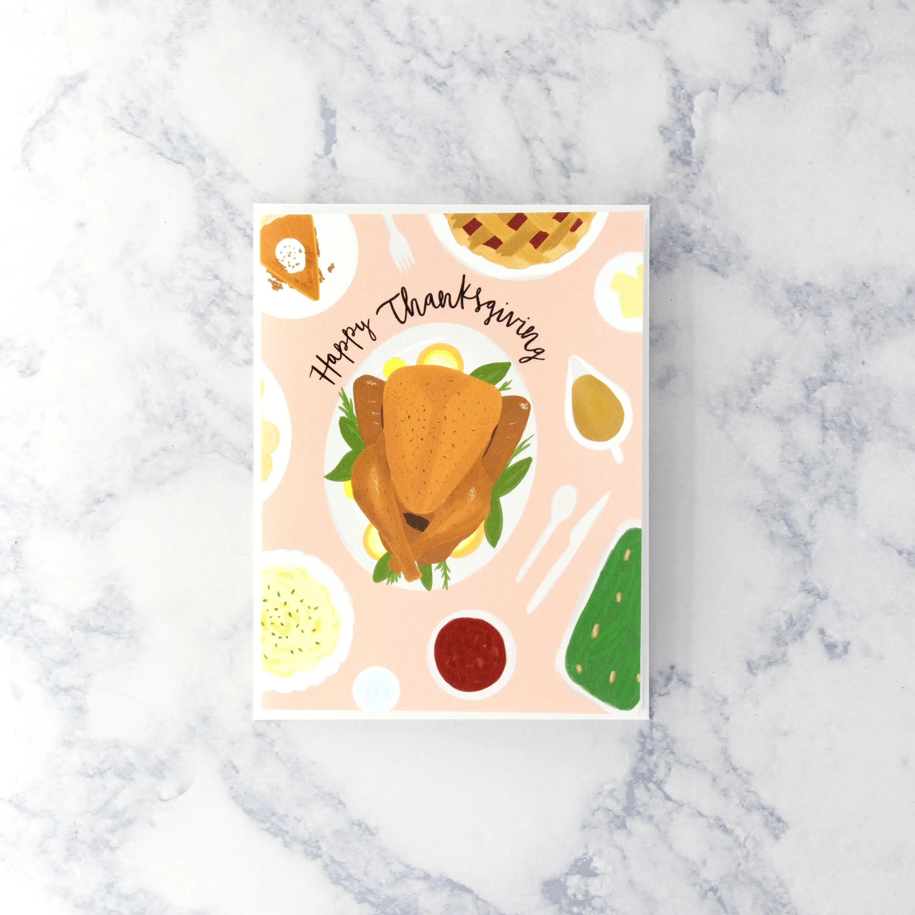 Dinner Scene Thanksgiving Card