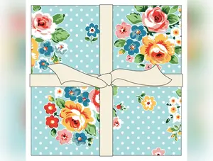 Flower Market | 10" Square Pack by Elea Lutz for Poppie Cotton | 42 pcs