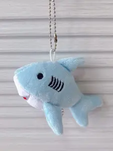 Cartoon Shark Plush Toy, Ocean Animal Stuffed Doll, Whale Plaything Keychain, Cute Shark Soft Toy, Kids' Favorite Gift, Cute Keychain Accessory, Keychain Kawaii