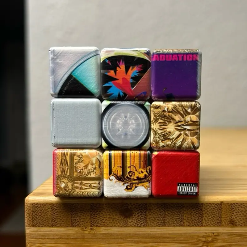 custom puzzle fidget cube