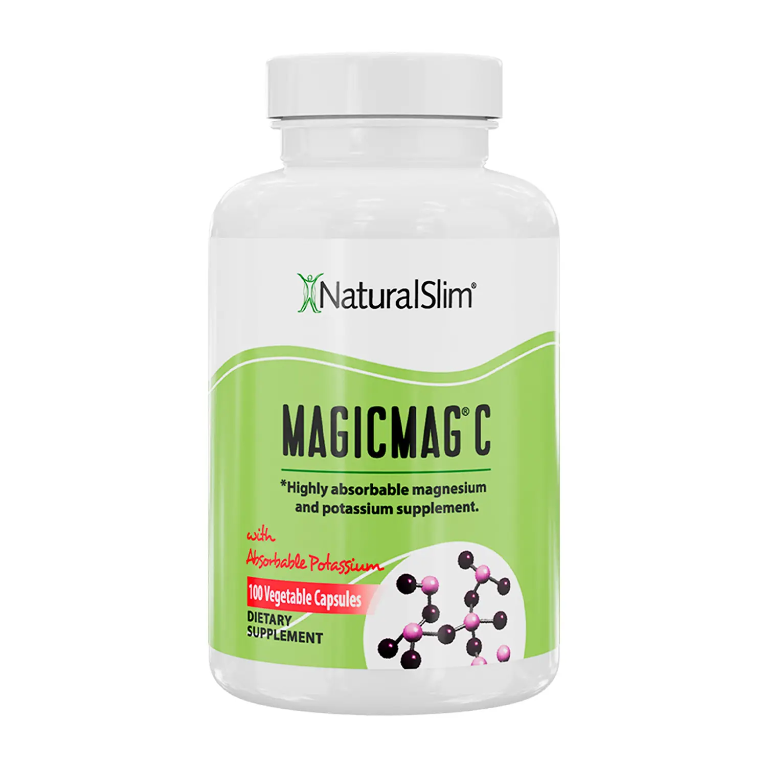MagicMag C Magnesium Citrate Supplement for Optimal Wellness and Calm - Dietary Capsule Calcium natural antioxidant