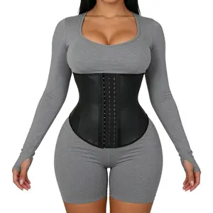 Latex Waist Shapewear for Women Tummy Control Waist Trainer Cincher Corset Sports Workout Body Shaper Girdle Belly Band Gym