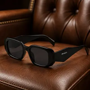 Retro Square Sunglasses for Men – Classic Full Frame Fashion Eyewear, Vintage Street Style Shades
