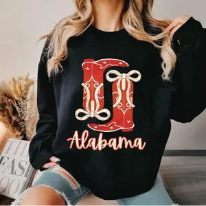 Alabama Bama Fan Roll Tide Sweatshirt, Alabama College Apparel, Game Day Boots Sweatshirt, Bama Game Day Sweatshirt, Vintage Alabama Sweatshirt Bama Football Shirt Bama Crew Neck