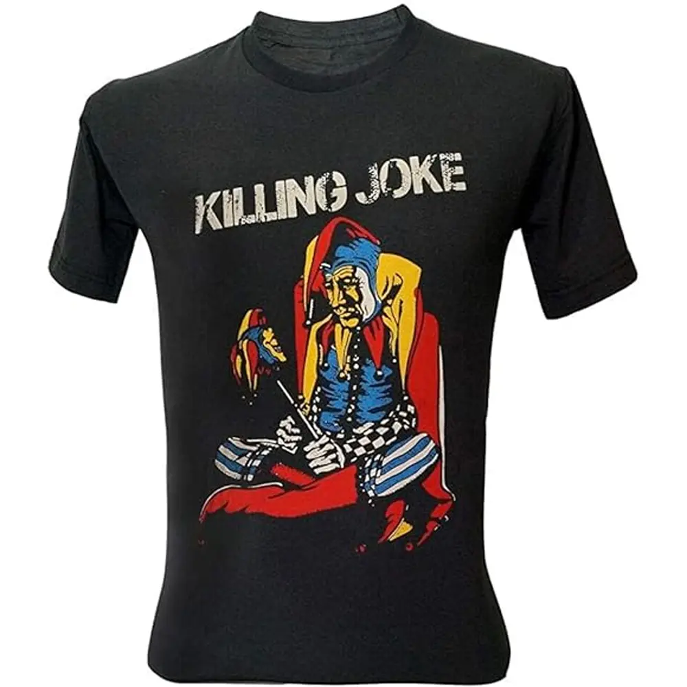 Men's T-Shirt with The Joker 'The Killing Joke' Digital Print, Casual Cotton Short-Sleeve Crew Neck, Sizes S-5XL, Shortsleeve, Basic, 4Xl