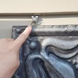 Outdoor Vinyl Side Hooks, Durable Patio Hanger Hooks, Ideal for Side Hanging Storage, Perfect for Outdoor Spaces, Easy Installation