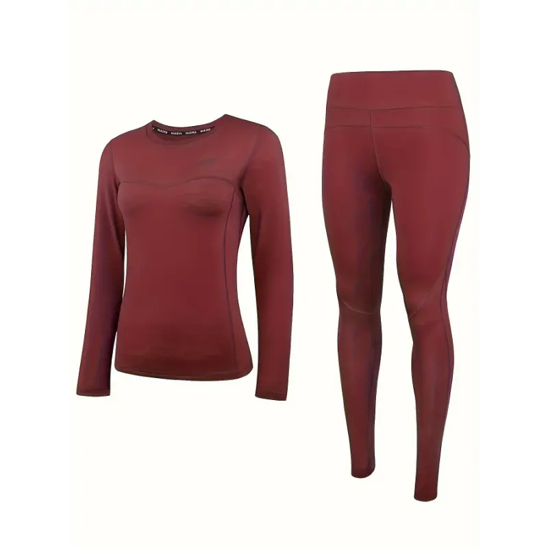 unzip toys Thermal Underwear For Women Long Johns Ski Base Layer Thermal Top And Bottom Set With Fleece Lined For Cold Weather