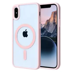 Magnetic Matte Case for X/XS XR XS MAX–Tough Drop-Resistant Design, Anti-Yellow Cover