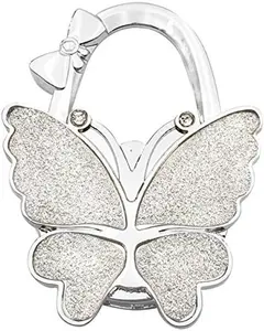 Butterfly Foldable Handbag Hanger,Folding Purse Table Hook Holder,Foldable Purse Hook,Purse Holder Stand for Table