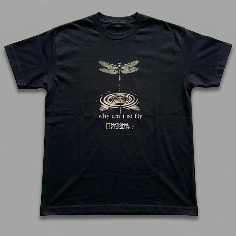 Comfort Colors National Geographic T-shirt, Unisex, Collection Graphic Tee , Why Am I So Fly Natural T-shirt