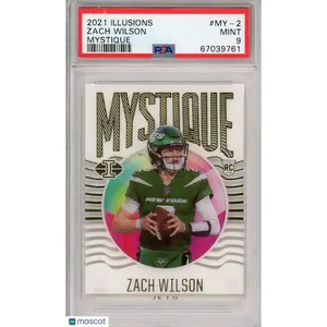 2021 Panini Illusions Mystique Zach Wilson #MY-2 PSA 9