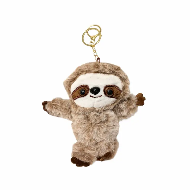 Sloth Bear Keychain 15cm Cute Plush Perfect for Keychains and Accessories