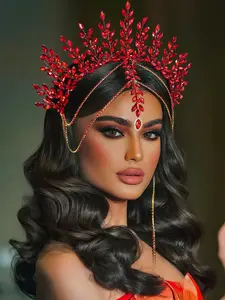 Elegant Rhinestone Princess Headband for Women, Simple Design Diamond Detail Wedding Party Hair Accessory, Perfect for Bridesmaids & Girls