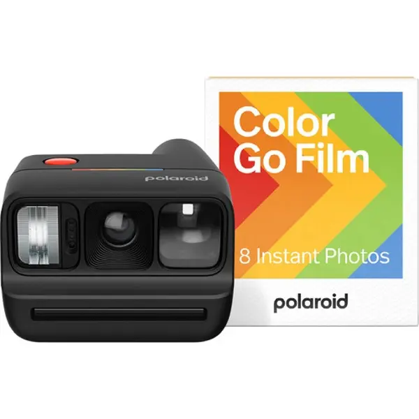 Polaroid Go Generation 3 - Mini Instant Camera + Film Bundle (8 Photos Included) - Black (6649) Polaroid Go Generation 3 - Mini Instant Camera + Film Bundle (8 Photos Included) - Black (6649)