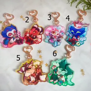 Helluva Boss Acrylic Keychains : Gift 4U Blitzo , Stolas , Striker , Chaz , Asmodeus , Fizzarolli