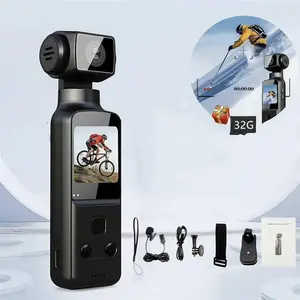 Portable 4K High-definition Sports Camera, 270° Rotating Camera, Suitable for Travel Video Recording with Anti Shake Sports Camera, Wearable Action Camera