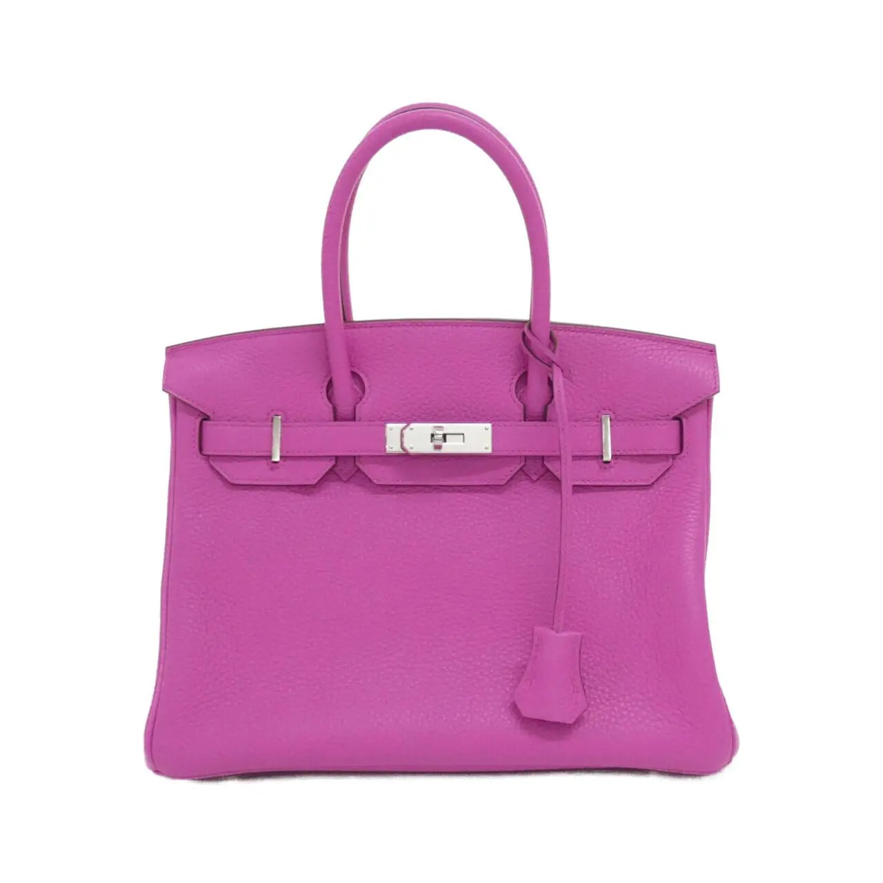 Pre-owned HERMÈS Calfskin Shoulder Bags Hermes Birkin25 Clemence Bag