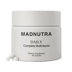 MADNUTRA Daily Complete Multivitamin 60 Capsules with 42 Fruit & Vegetable Blend GMP Certified Made in USA