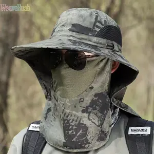 Men's Outdoor Bucket Hat, Breathable Sunscreen Fishing Cap with Removable Camouflage Shawl & Face Cover, Sun Protection Hat for Travel, Hiking & Outdoor Activities        Can you recommend some other types of men's outdoor hats? Do you have any suggestion