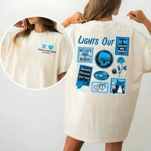 Lights Out 2 Sided Sweatshirt, Dark Romance Book Shirt, Lights Out Bookish, Book Lover Hoodie, Unisex Sweater Pullover Tee