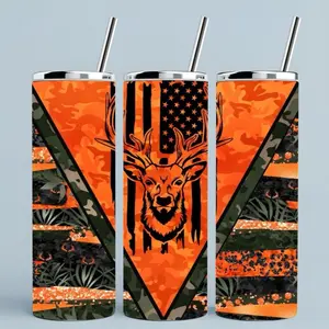 Deer head | 20oz Skinny sublimation tumbler transfer print out (TRANSFER ONLY, NOT A FINISHED TUMBLER)