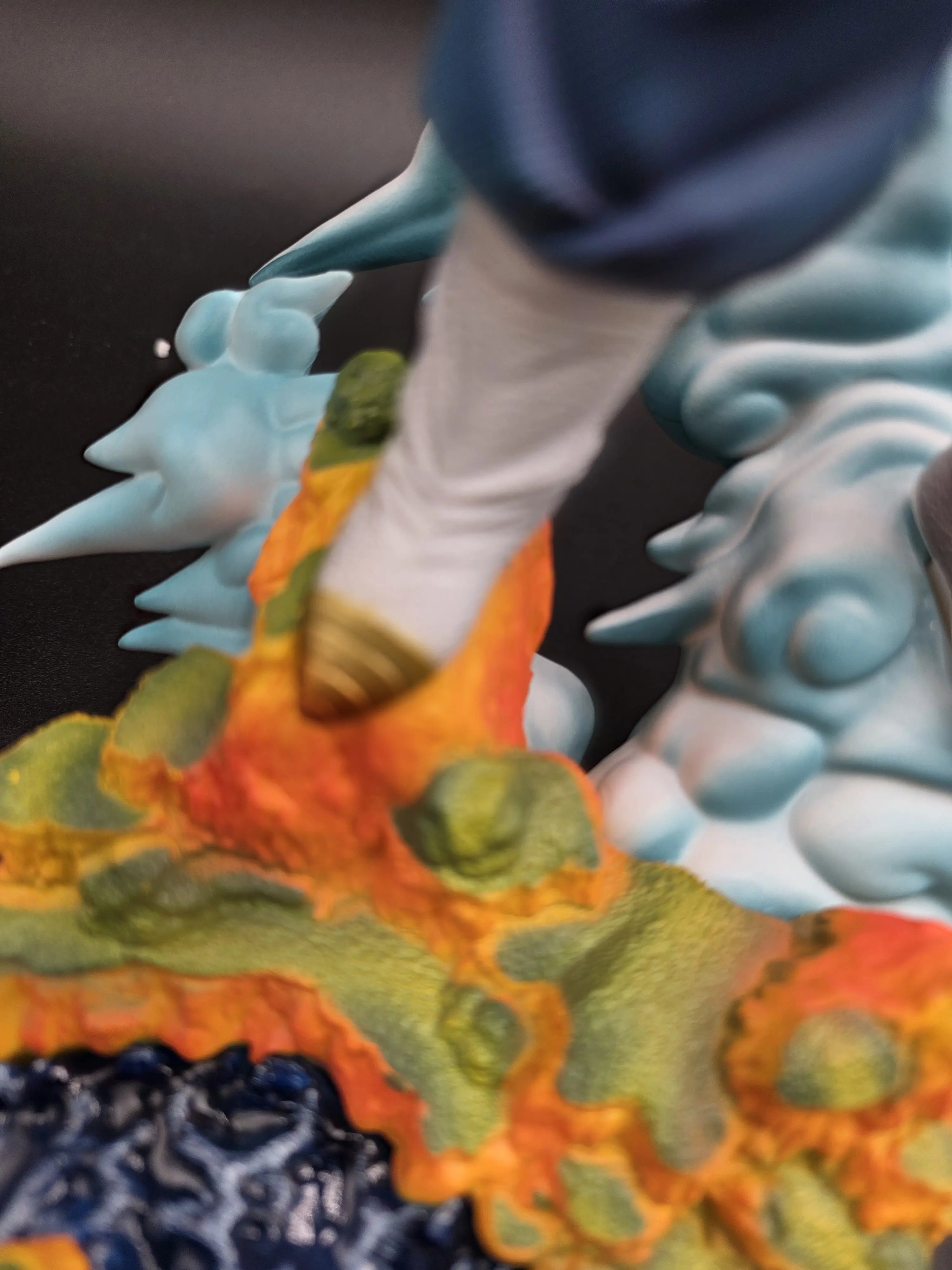 Ultimate Fusion Clash Diorama [SL-GW-VEGG-02] – Golden Warrior Series -PVC Art Sculpture