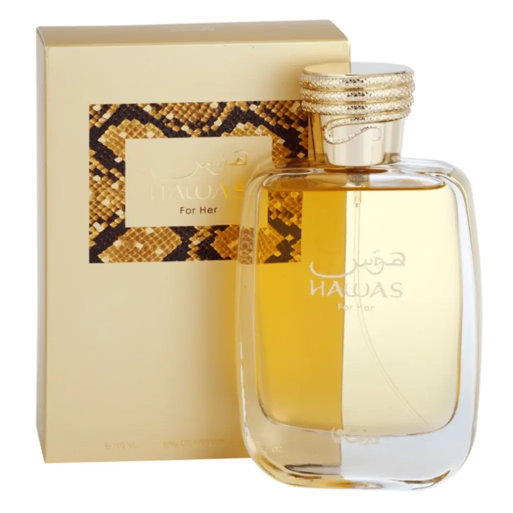 Lattafa Rasasi Hawas For Her Eau de Parfum - 100ml/3.4oz Floral Fruity Daily Wear Perfume (Single Item) Lattafa Rasasi Hawas For Her Eau de Parfum - 100ml/3.4oz Floral Fruity Daily Wear Perfume (Single Item)