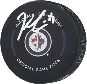 Kyle Connor Winnipeg Jets Autographed Official Game Puck - Fanatics Authentic Certified