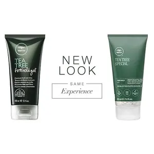 Tea Tree Firm Hold Gel - Hair Gel, Maximum Hold, High-Shine Finish, For All Hair Types
