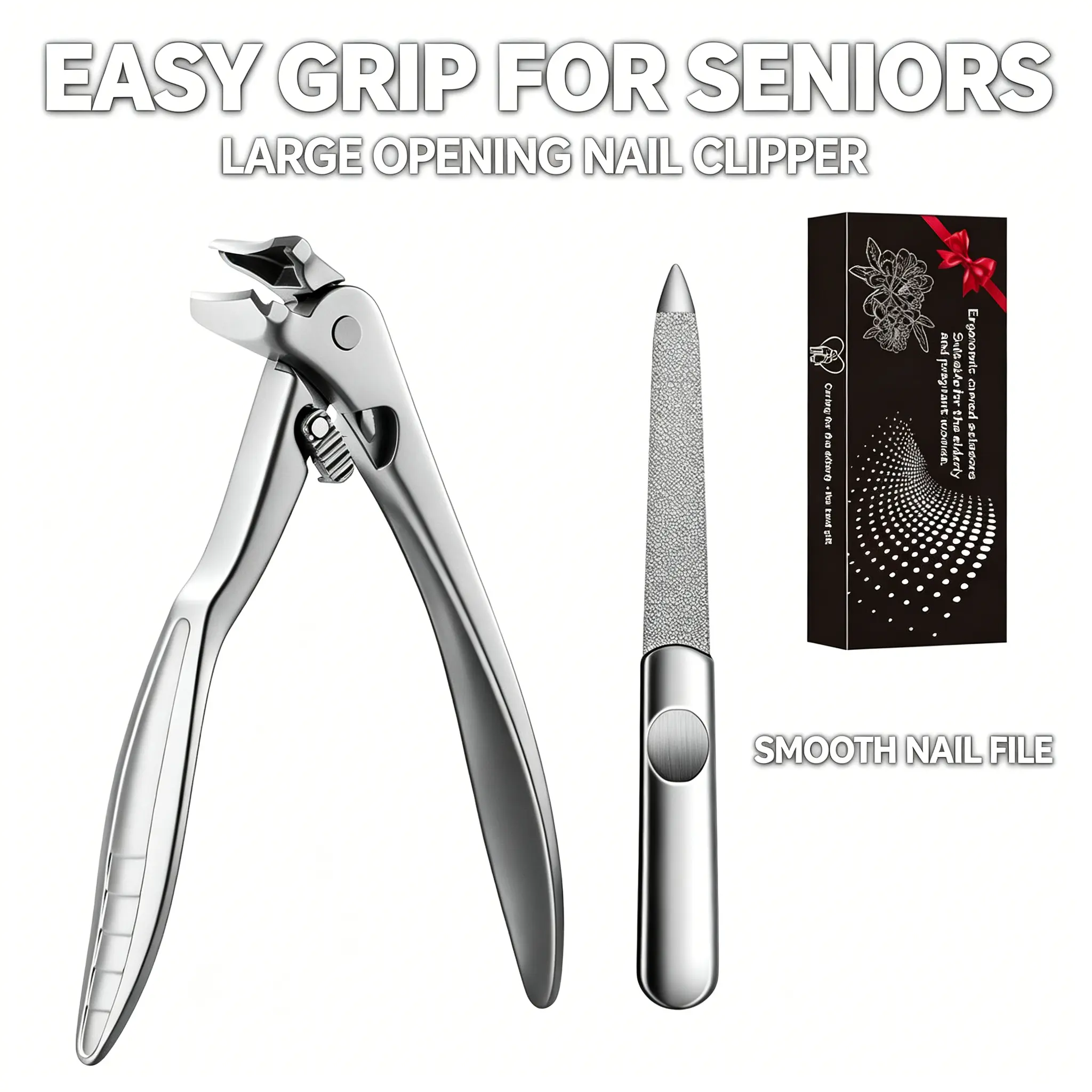 Professional Long Handled Toenail Clippers,Long Reach Angled Curved Blade Toenail Clippers for Thick Toenails,unisex more suitable for the elderly